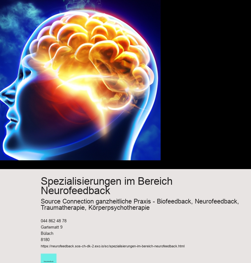 Spezialisierungen im Bereich Neurofeedback